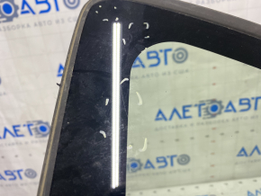 Window blind glass rear left Toyota Prius 30 10-15 without heating, scratches on glass