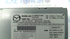 Radio tape recorder monitor player Mazda 6 13-15 usa, scratch