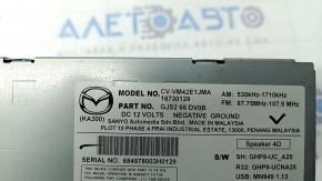 Radio tape recorder monitor player Mazda 6 13-15 usa, worn display, knob defect