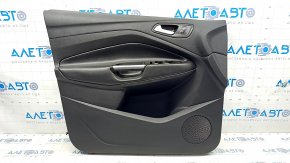 Door trim card front left Ford Escape MK3 17-19 rest black chrome handle, scratches on chrome