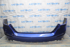 Rear bumper bare Honda Insight 19-22 blue 593M dented crack broken mount