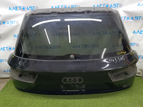 Bare trunk door with glass Audi Q7 16-19 black L041, soldered wire