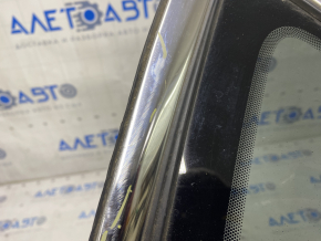 Window blind glass rear right Ford Edge 15- chrome scratches on chrome, scratches on glass