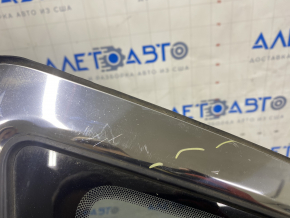 Window blind glass rear right Ford Edge 15- chrome scratches on chrome, scratches on glass