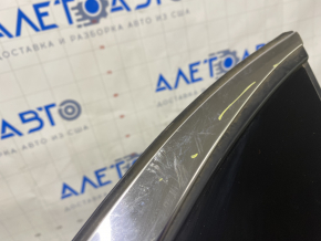 Window blind glass rear right Ford Edge 15- chrome scratches on chrome, scratches on glass