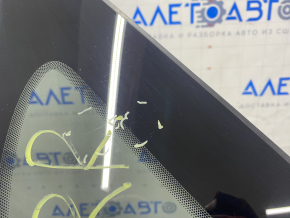 Window blind glass rear right Ford Edge 15- chrome scratches on chrome, scratches on glass