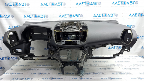 Torpedo front panel with AIRBAG Ford Escape MK3 17-19 rest, black, scratches