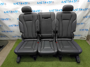 Rear row of seats 2nd row Audi Q7 16- leather black