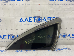 Window blind glass rear left Ford Edge 15- chrome scratches on chrome