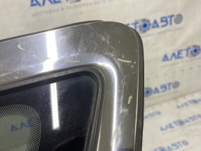 Window blind glass rear left Ford Edge 15 - chrome scratches on chrome, scratches on glass