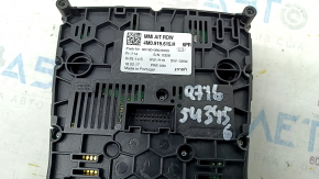 Audi Q7 16-19 MMI control panel paint peeled off on letters
