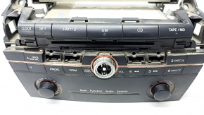 Tape recorder, CD-changer, Radio, Panel Mazda3 03-08 missing some buttons and overlays