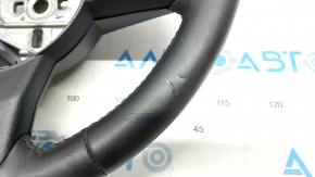 Naked steering wheel Jeep Compass 11-16 leather, black, scratches on leather