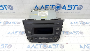 Radio tape recorder Kia Sorento 14-15 rest small display, peeling chrome