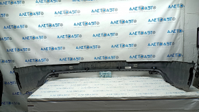 Bare rear bumper lower part Audi Q7 16-19 for 4 parking sensors, black