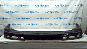 Rear bumper bare upper part Audi Q7 16- black, broken fastener