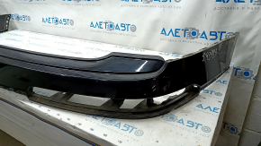 Rear bumper bare upper part Audi Q7 16- black, broken fastener