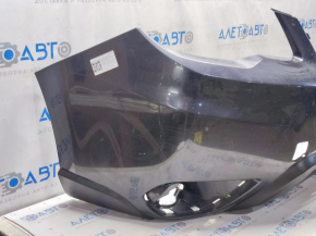 Bare front bumper Subaru Forester 14-16 SJ pre-rest, graphite, scratches, non-factory holes