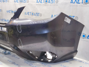 Bare front bumper Subaru Forester 14-16 SJ pre-rest, graphite, scratches, non-factory holes