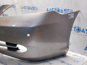 Bare front bumper Lexus ES350 07-09 for parking sensors, silver, non-factory holes, scratches, tear