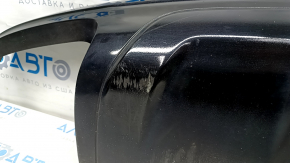 Rear bumper lip Audi Q7 16-19 black (painted), scratches, cracks in fasteners