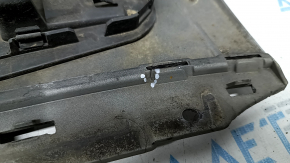 Rear bumper lip Audi Q7 16-19 black (painted), scratches, cracks in fasteners