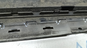 Rear bumper lip Audi Q7 16-19 black (painted), scratches, cracks in fasteners