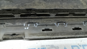Rear bumper lip Audi Q7 16-19 black (painted), scratches, cracks in fasteners