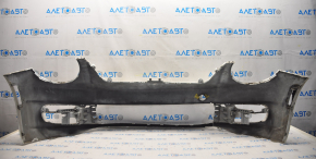 Front bumper bare VW Beetle 12-16 white, painted, cracked, scratches, non-factory holes