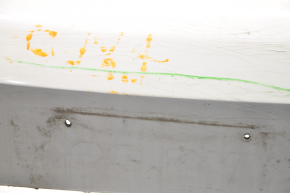 Front bumper bare VW Beetle 12-16 white, painted, cracked, scratches, non-factory holes