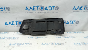 Front bumper grille right Audi Q7 16-19 black gloss for parking sensors without radar, with plug, sand