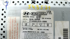 Radio tape recorder Hyundai Sonata 15-17 large display touch, scratch