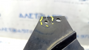 Front bumper bare Ford Escape MK3 17-19 rest, black, cracks in fasteners, scratches