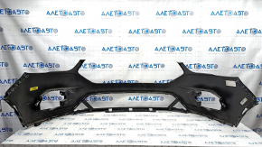 Front bumper bare Ford Escape MK3 17-19 rest, black, cracks in fasteners, scratches