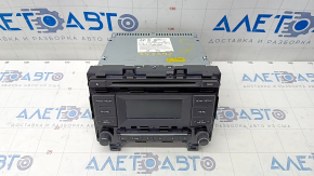 Radio tape recorder Hyundai Sonata 15-17 small display, chrome useful