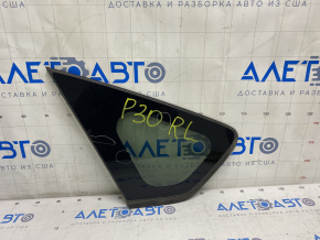 Window blind glass rear left Toyota Prius 30 10-15 without heating, scratches on glass