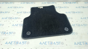 Rear left interior mat (2nd row) Audi Q7 16- black, dry cleanable