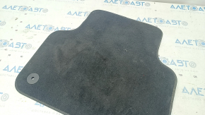 Rear left interior mat (2nd row) Audi Q7 16- black, dry cleanable