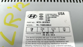 Radio tape recorder Hyundai Elantra UD 11-12 scratches