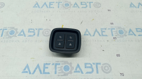 Rear seat tilt buttons left Audi Q7 16 - black with overlay, in pillar overlay