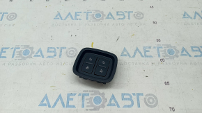 Rear row seat tilt buttons right Audi Q7 16 - black with overlay, in the pillar overlay