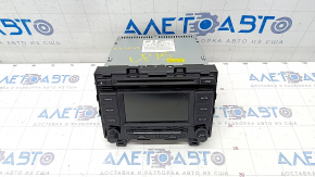 Radio tape recorder Hyundai Sonata 15-17 medium display, chrome useful