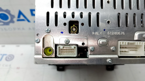 Radio tape recorder Hyundai Sonata 15-17 medium display, chrome is worn out, knob is broken