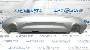 Rear bumper trim lower Ford Escape MK3 17-19 rest 2 pipes, tear, scratches
