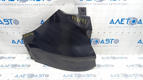 Rear bumper bare left Ford Escape MK3 17-19 rest, black