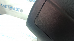 Central console armrest and cup holders Audi Q7 16- black, worn, tears