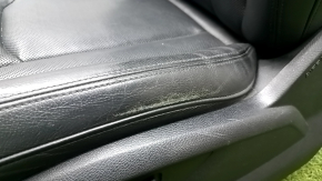 Driver's seat Audi Q7 16- leather black, with airbag, heating, blowing, electric, worn