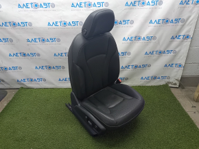 Passenger seat Audi Q7 16- leather black, with airbag, heating, blowing, electric