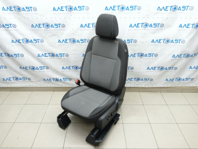 Driver's seat Ford Escape MK3 13-19 without airbag, electric, cloth black-gray, tear