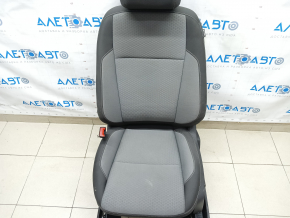 Driver's seat Ford Escape MK3 13-19 without airbag, electric, cloth black-gray, tear